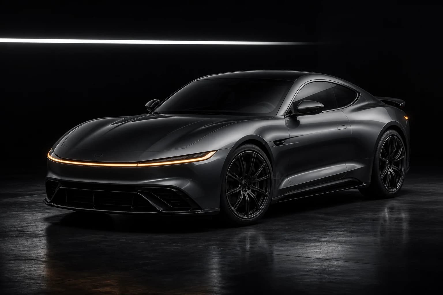 Three-quarter view of the Veltrix Torren GT grand tourer